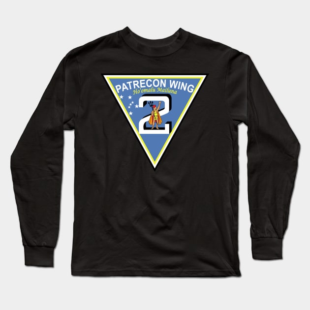 Patrol and Reconnaissance Wing Two wo Txt Long Sleeve T-Shirt by twix123844